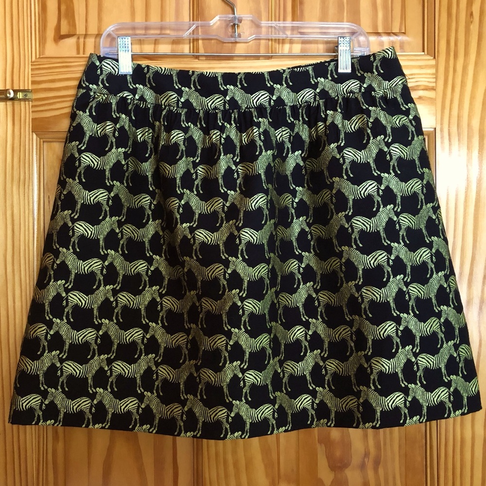 Crown & Ivy Zebra Print Skirt